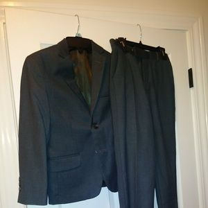 Calvin Klein Boy Suit, Grey, size 8